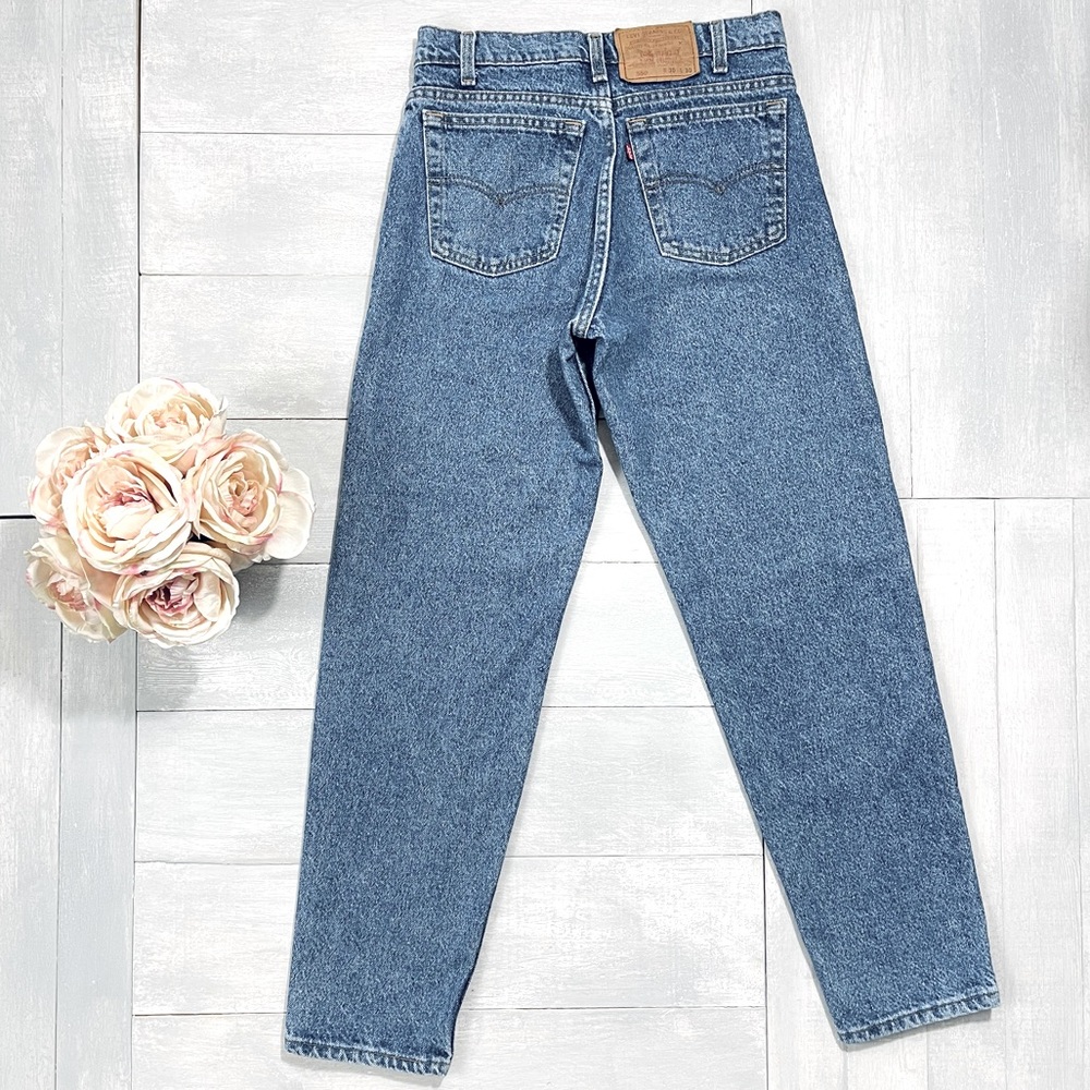Vintage Levi’s 550 Relaxed Taper Jeans Made in USA Stonewashed - Picture 17 of 17